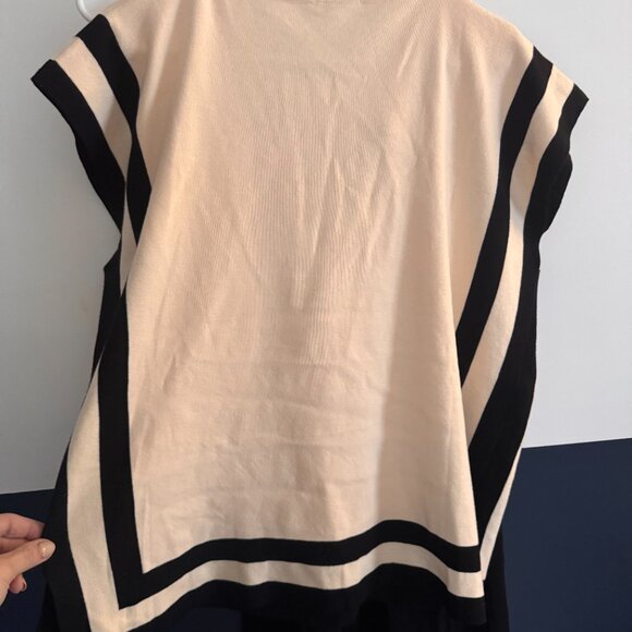 Black & Tan Two-Piece Formal Sweater Set - Picture 3 of 5